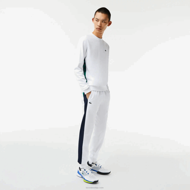 мушкарци тениски дукс са спортским принтом 86881056 бела 001 Lacoste