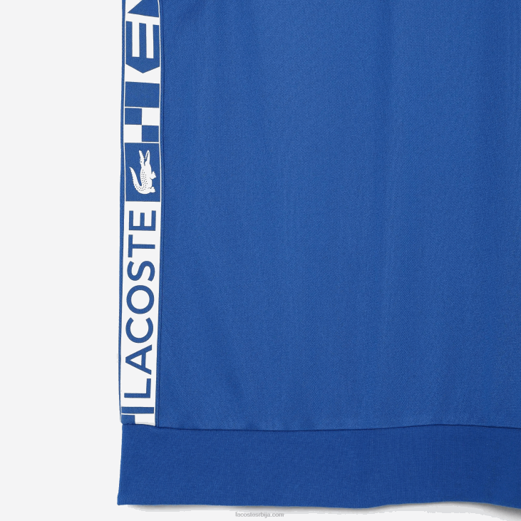 мушкарци тениски дукс са спортским принтом 86881057 плава к1к Lacoste