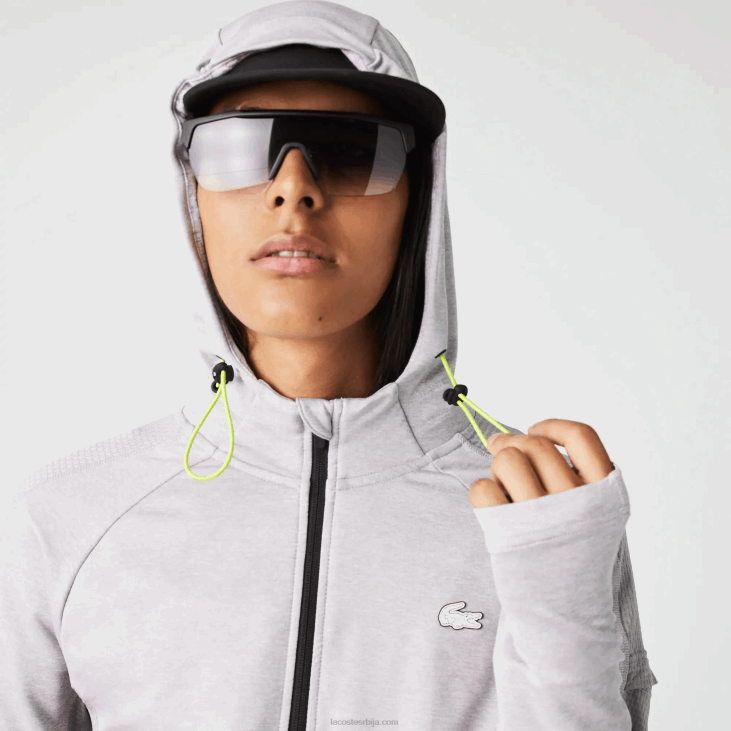 мушкарци спортска растезљива дуксерица 86881084 кинеско светло сиво 9ја Lacoste