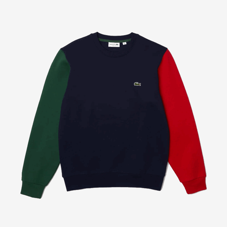 мушкарци дукс од брушеног флиса 86881097 тамноплава зелена црвена 4кн Lacoste