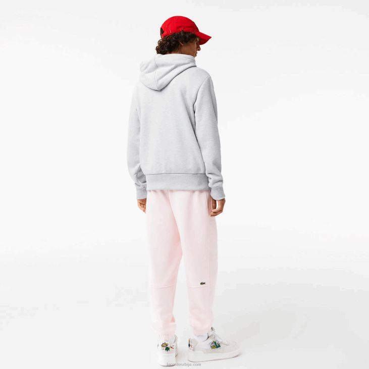 мушкарци дуксерица са капуљачом са комичним ефектом 86881133 сиви кине цца Lacoste