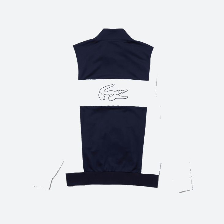 мушкарци спорт пикуе дукс са патентним затварачем 86881205 бела тамноплава р20 Lacoste