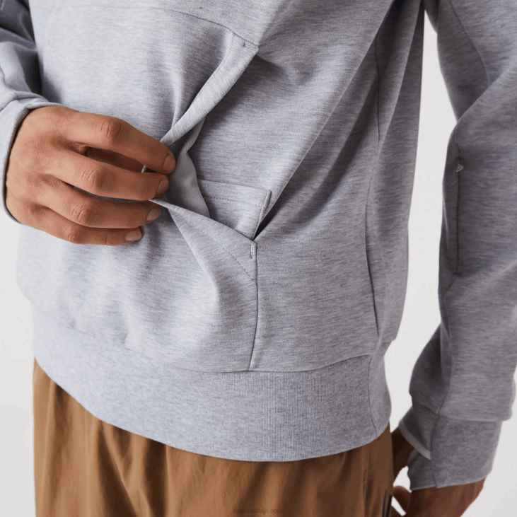 мушкарци дукс са капуљачом класичног кроја 86881224 сиви кине цца Lacoste