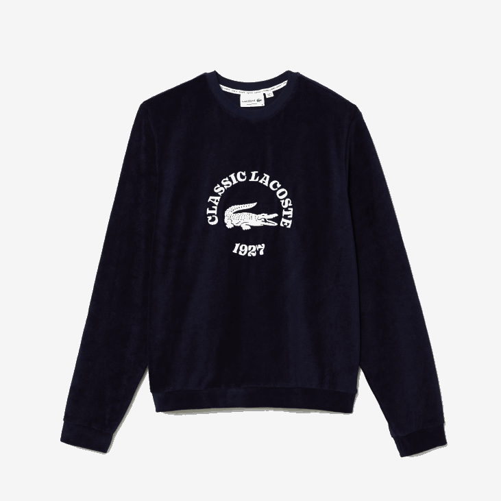 мушкарци обичан фротир лоунге дукс 86881268 тамноплава бела 525 Lacoste