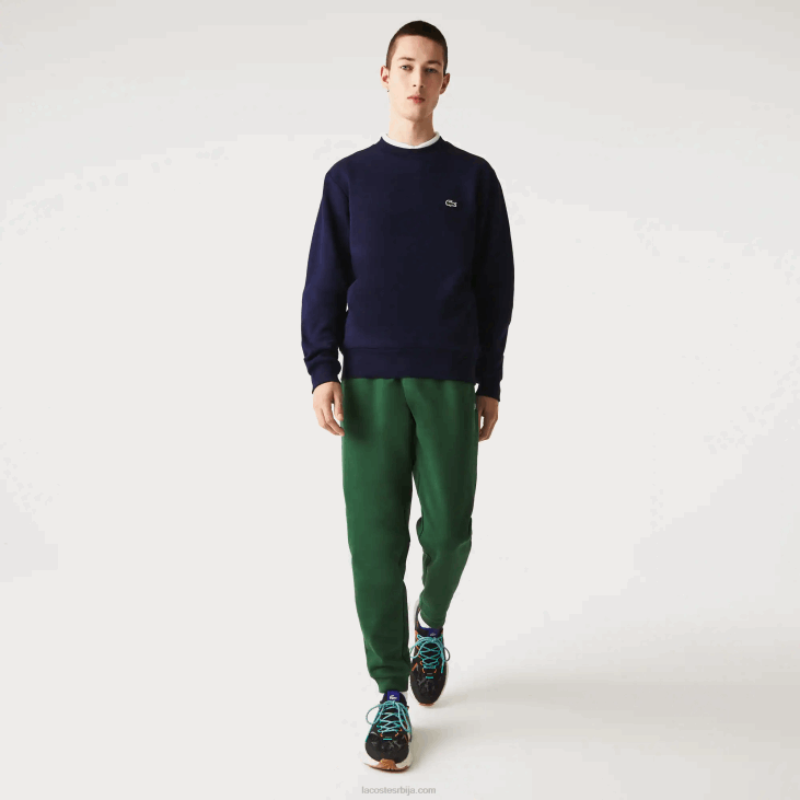 мушкарци дуксерица од органског брушеног памука 8688274 тамноплава 166 Lacoste