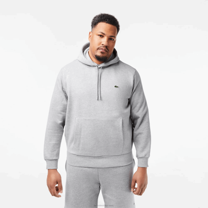 мушкарци дуксерица од органског памука са капуљачом 8688288 сиви кине цца Lacoste