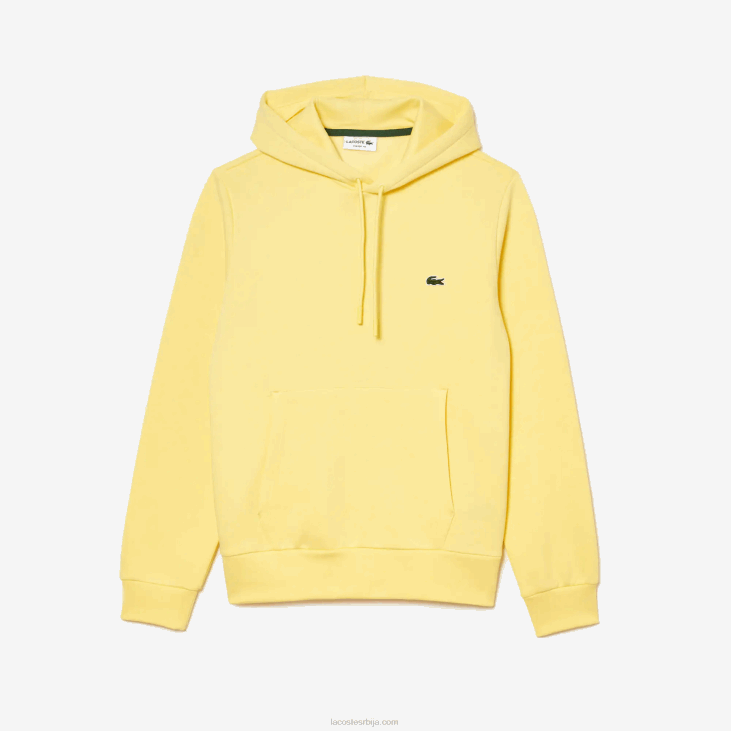 мушкарци дуксерица од органског памука са капуљачом 8688310 жута 107 Lacoste