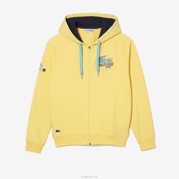 мушкарци спорт Мајами опен едитион дукс са капуљачом 8688355 жута 107 Lacoste