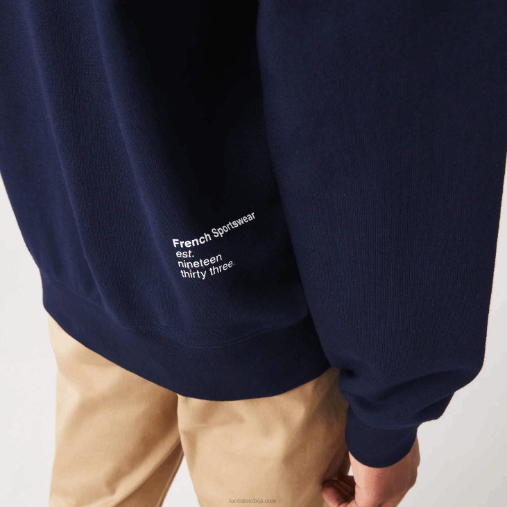 мушкарци Дуксер са капуљачом класичног кроја 8688359 тамноплава 166 Lacoste