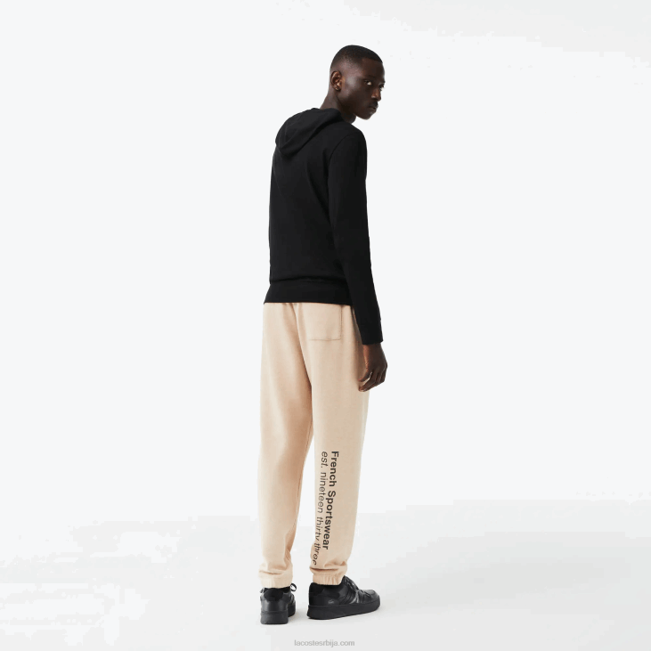 мушкарци дуксерица од памучног дреса са капуљачом 8688673 црна 031 Lacoste