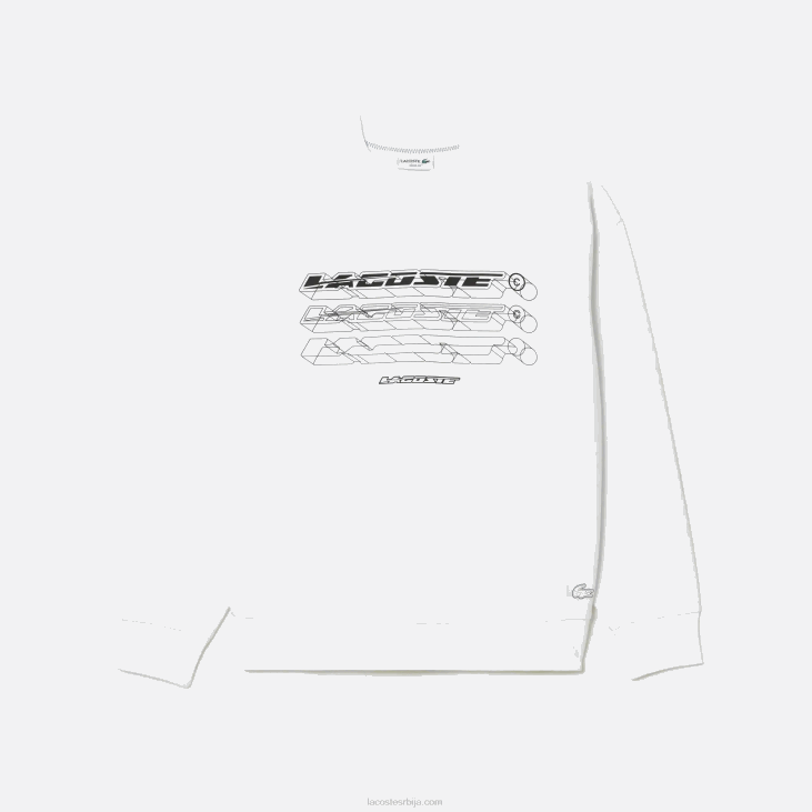 мушкарци лабави брендирани дукс 86886 бела 001 Lacoste