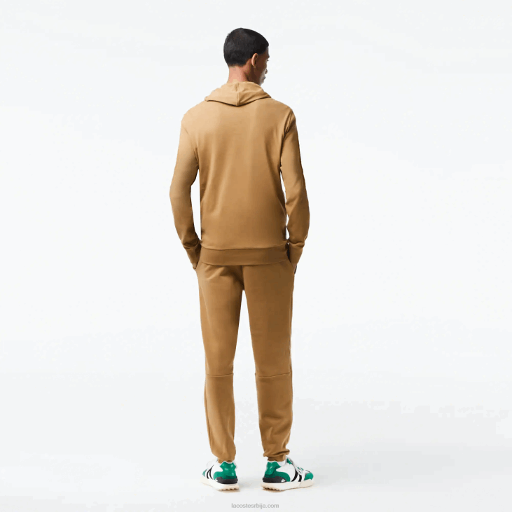 мушкарци дуксерица од памучног дреса са капуљачом 8688845 браон з0в Lacoste