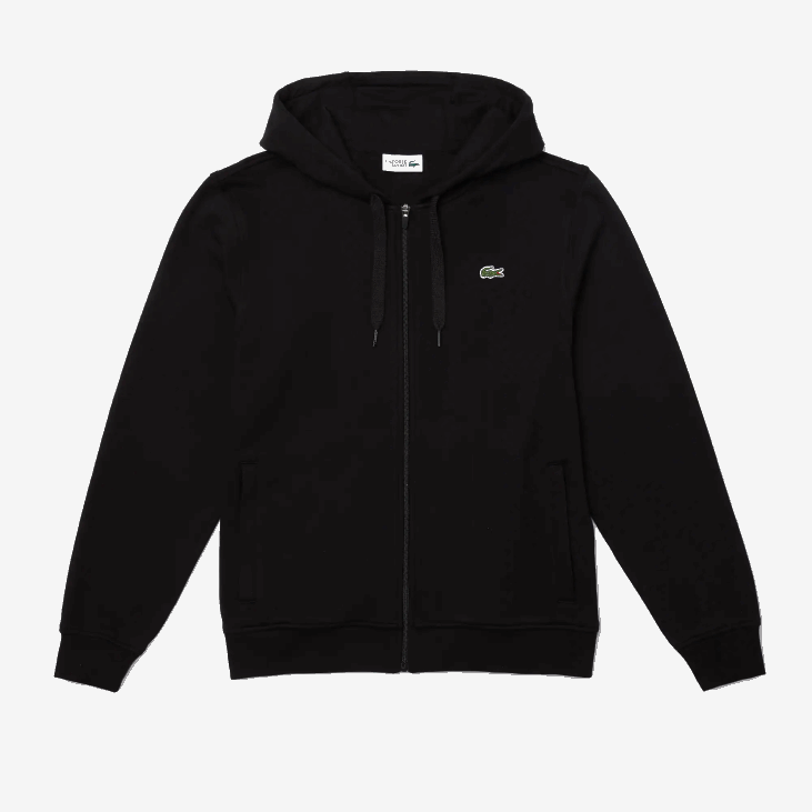 мушкарци спортска лагана капуљача од два материјала 8688947 црна ц31 Lacoste