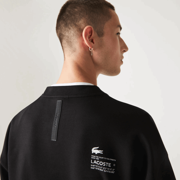 мушкарци слободна пикуе дуксерица 8688999 црна 031 Lacoste