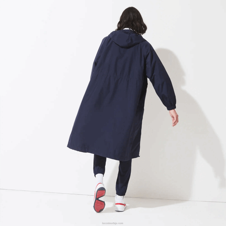 мушкарци спорт Френцх Спортинг Спирит едитион склопиви кишни мантил 86881296 тамноплава бела црвена закон Lacoste