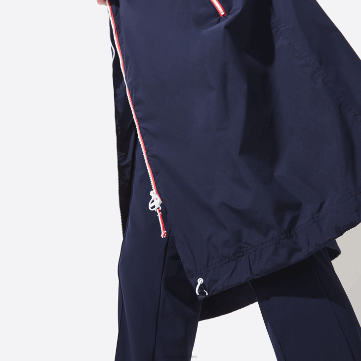 мушкарци спорт Френцх Спортинг Спирит едитион склопиви кишни мантил 86881296 тамноплава бела црвена закон Lacoste