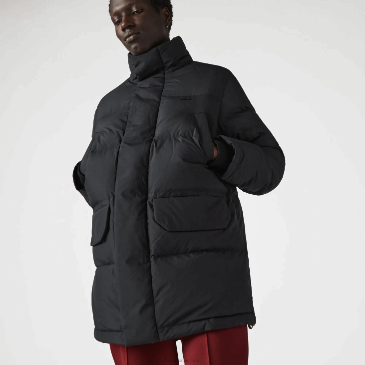 мушкарци дуги пуфер капут са одвојивом капуљачом 86881317 црна 031 Lacoste