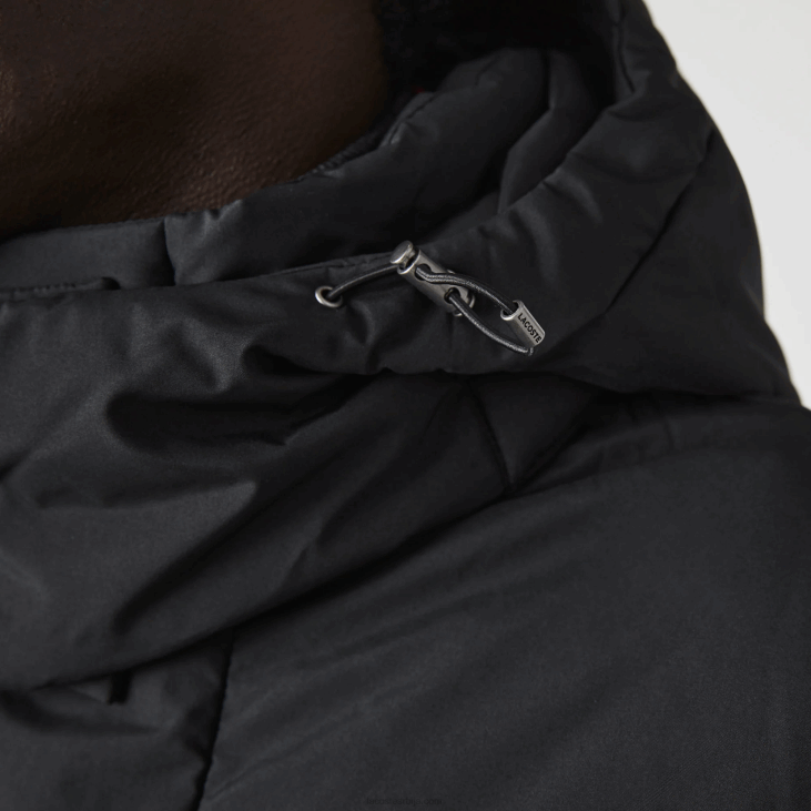 мушкарци дуги пуфер капут са одвојивом капуљачом 86881317 црна 031 Lacoste