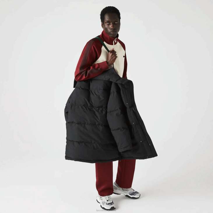 мушкарци дуги пуфер капут са одвојивом капуљачом 86881317 црна 031 Lacoste