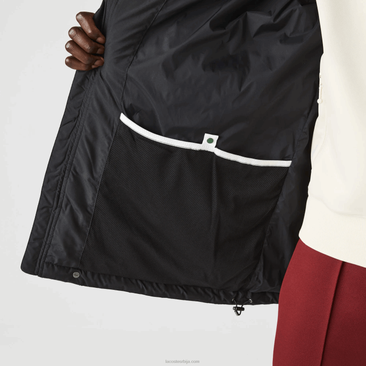 мушкарци дуги пуфер капут са одвојивом капуљачом 86881317 црна 031 Lacoste