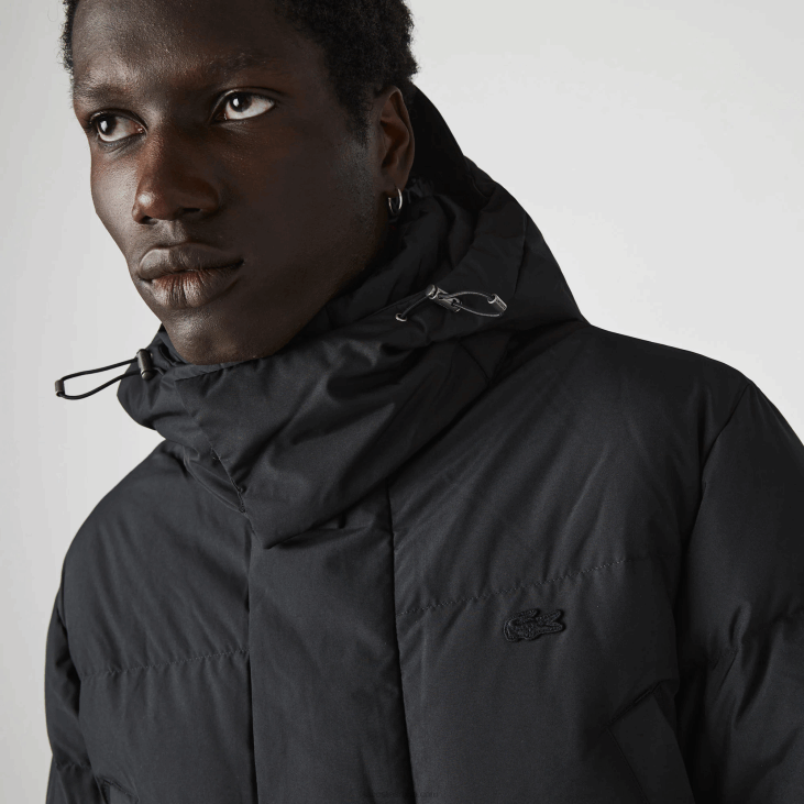 мушкарци дуги пуфер капут са одвојивом капуљачом 86881317 црна 031 Lacoste