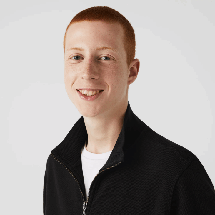 мушкарци јакна од пике флиса са рајсфершлусом 86881034 црна 031 Lacoste