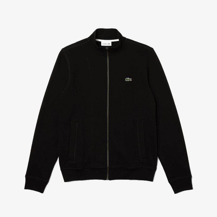 мушкарци јакна од пике флиса са рајсфершлусом 86881034 црна 031 Lacoste