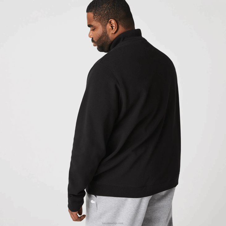 мушкарци јакна од пике флиса са рајсфершлусом 86881034 црна 031 Lacoste