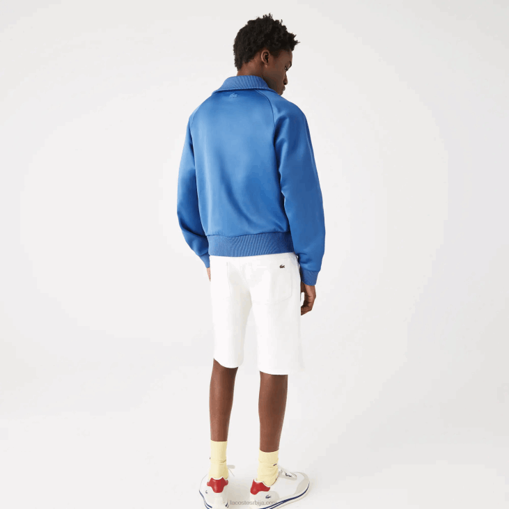 мушкарци крокодилска јакна са рајсфершлусом 86881203 плава хн8 Lacoste