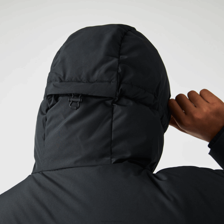 мушкарци прошивена водоодбојна јакна 86881210 црна 031 Lacoste