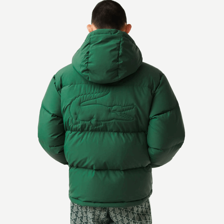 мушкарци прошивена водоодбојна јакна 86881211 зелена 132 Lacoste