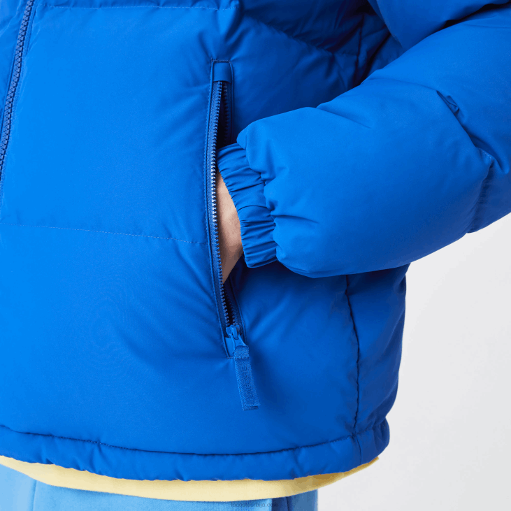 мушкарци прошивена водоодбојна јакна 86881213 плава к1к Lacoste