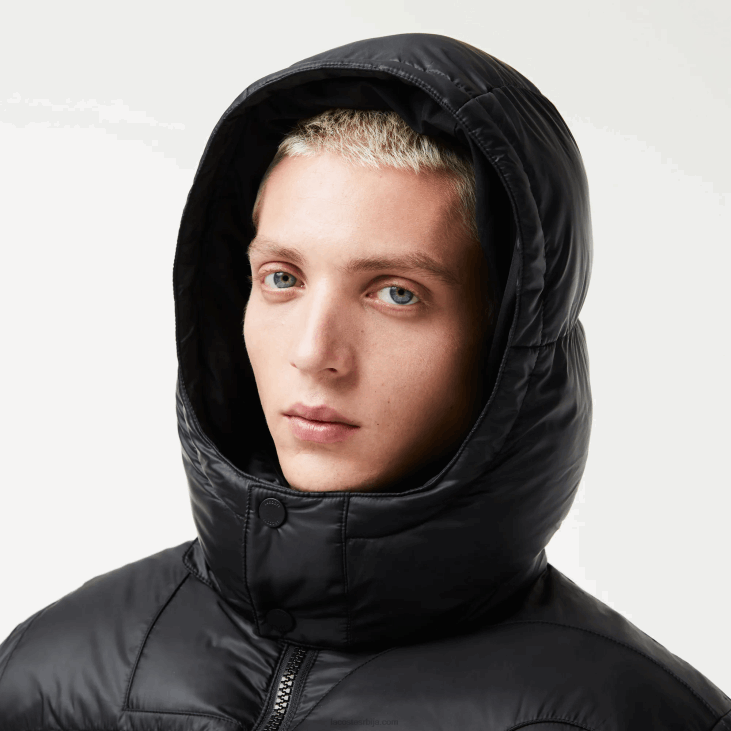 мушкарци превелика брендирана водоодбојна јакна 86881234 црна ц31 Lacoste