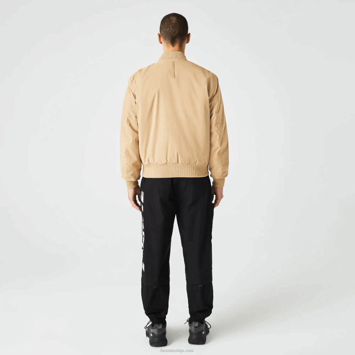 мушкарци изолована подстављена бомбер јакна 86881243 беж 02с Lacoste