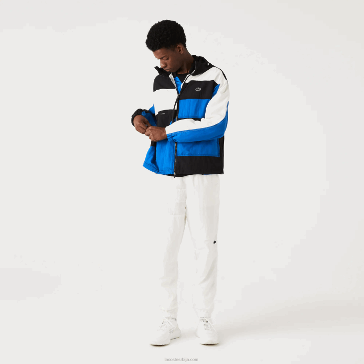 мушкарци јакна са патцхворк ефектом 86881248 црно плаво бело се1 Lacoste