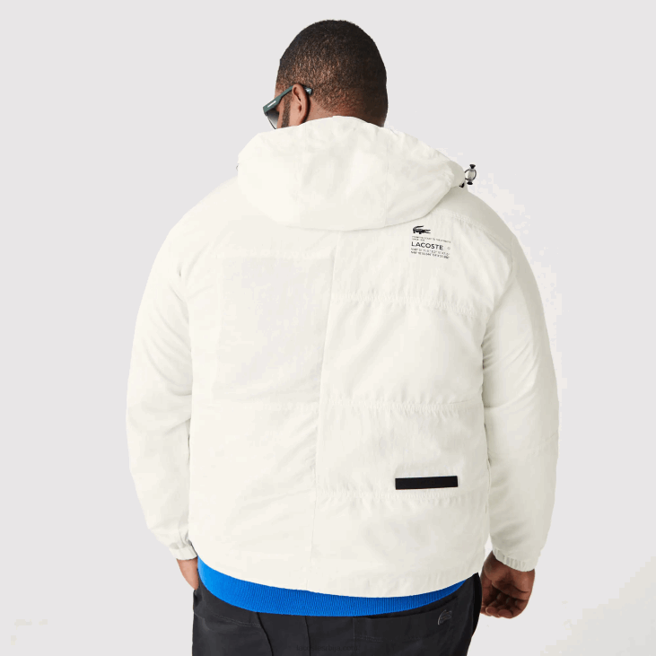 мушкарци јакна са патцхворк ефектом 86881249 бело б5л Lacoste