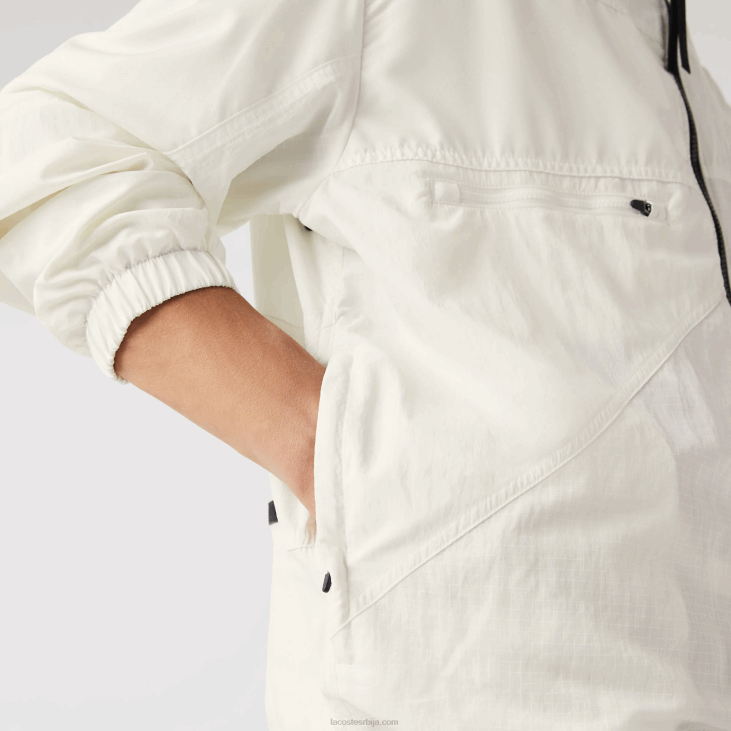 мушкарци јакна са патцхворк ефектом 86881249 бело б5л Lacoste