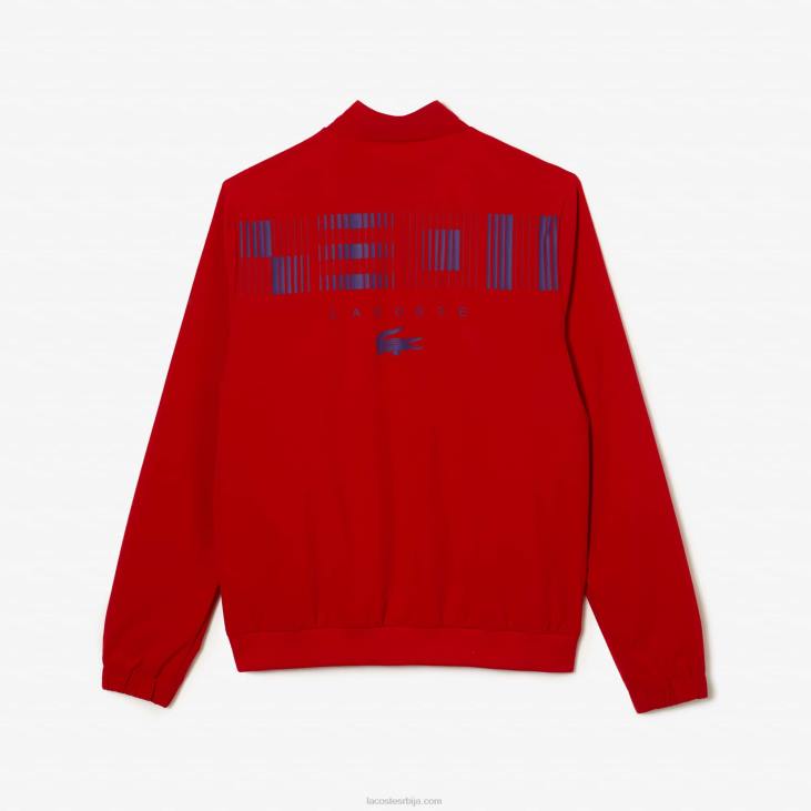 мушкарци спортска јакна новак ђоковић 86881266 црвено љубичаста трф Lacoste