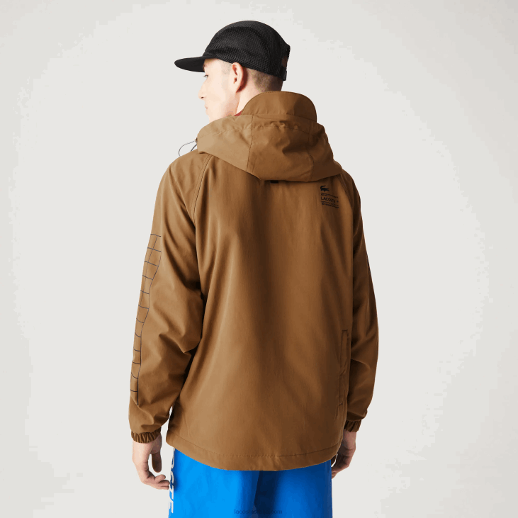 мушкарци брендирана јакна од кепера 86881293 браон з0в Lacoste