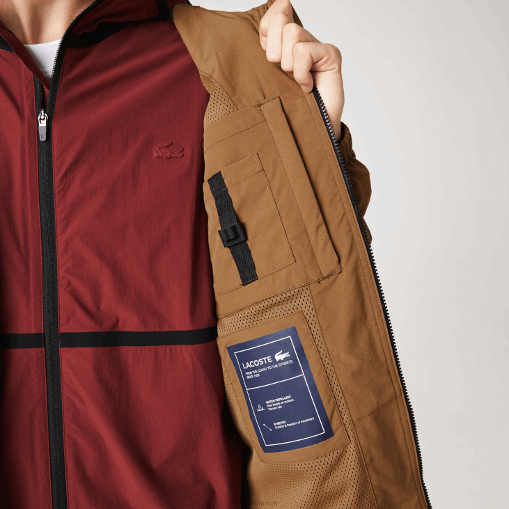 мушкарци брендирана јакна од кепера 86881293 браон з0в Lacoste