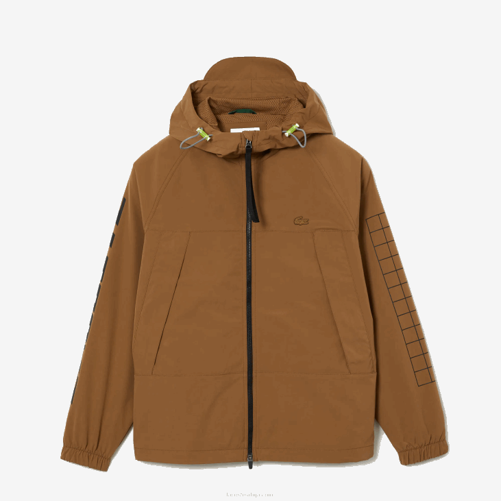 мушкарци брендирана јакна од кепера 86881293 браон з0в Lacoste