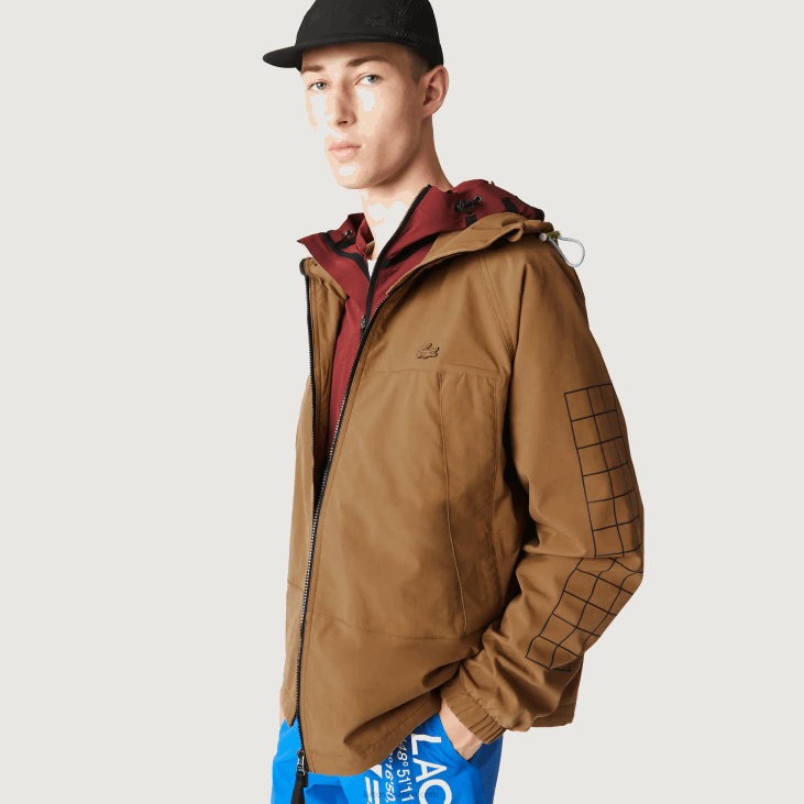 мушкарци брендирана јакна од кепера 86881293 браон з0в Lacoste