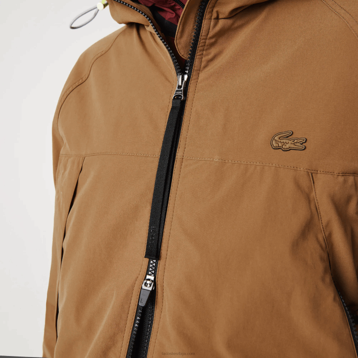 мушкарци брендирана јакна од кепера 86881293 браон з0в Lacoste