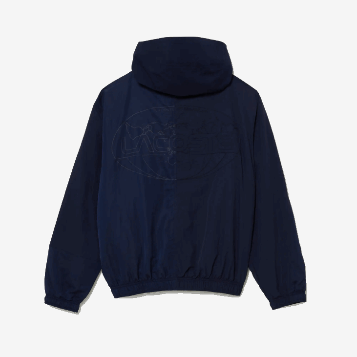 мушкарци јакна са рајсфершлусом у колор блоку са живим логотипом 86881315 тамноплава 5фс Lacoste