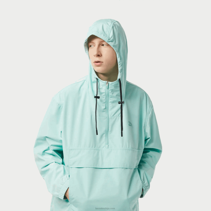 мушкарци скраћена јакна са капуљачом 8688393 минт лгф Lacoste