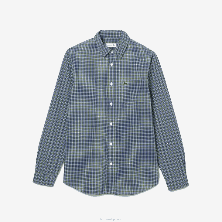 мушкарци кошуља са исписом регуларног кроја 86881609 бела црна зелена тав Lacoste