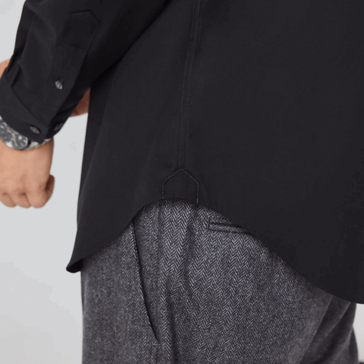 мушкарци обична памучна кошуља од поплина 86881613 тамноплава хде Lacoste