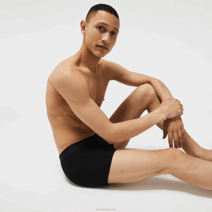 мушкарци л.12.12 пикуе боксерице 2 ком 86881616 црно сива кинеска снп Lacoste