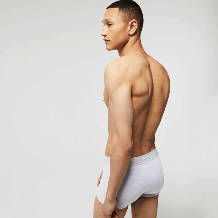 мушкарци л.12.12 пикуе боксерице 2 ком 86881616 црно сива кинеска снп Lacoste