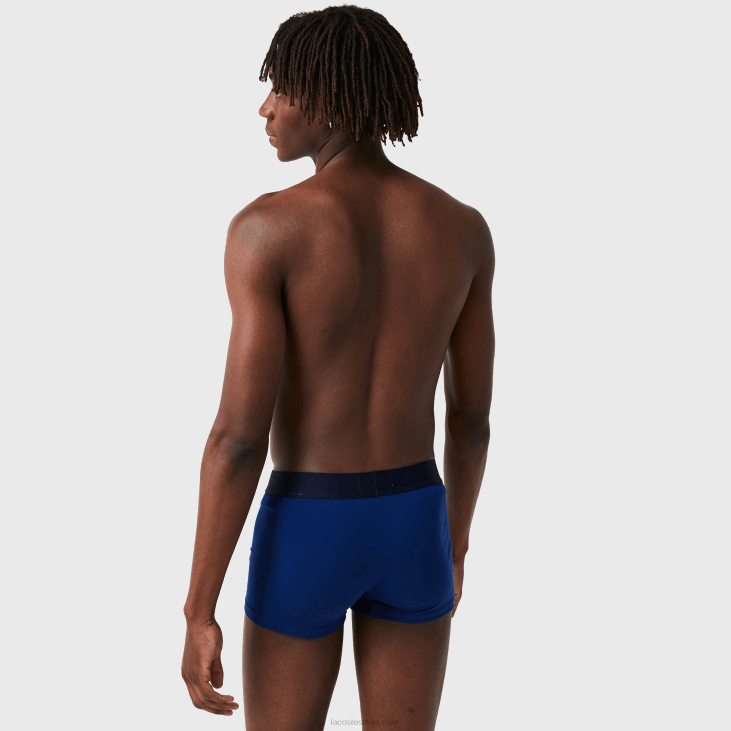 мушкарци неусклађени ковчег од растегљивог памука 3 ком 86881342 бела сива кинеска тамноплава бк Lacoste